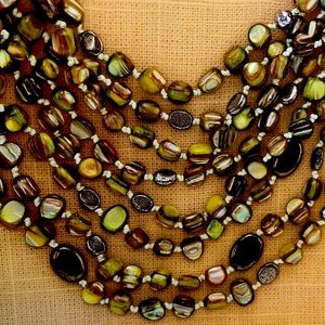 Silpada mother of pearls necklace